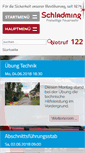 Mobile Screenshot of feuerwehr-schladming.at